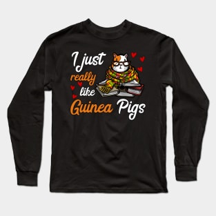 I Just Really Like Guinea Pigs Cute Long Sleeve T-Shirt